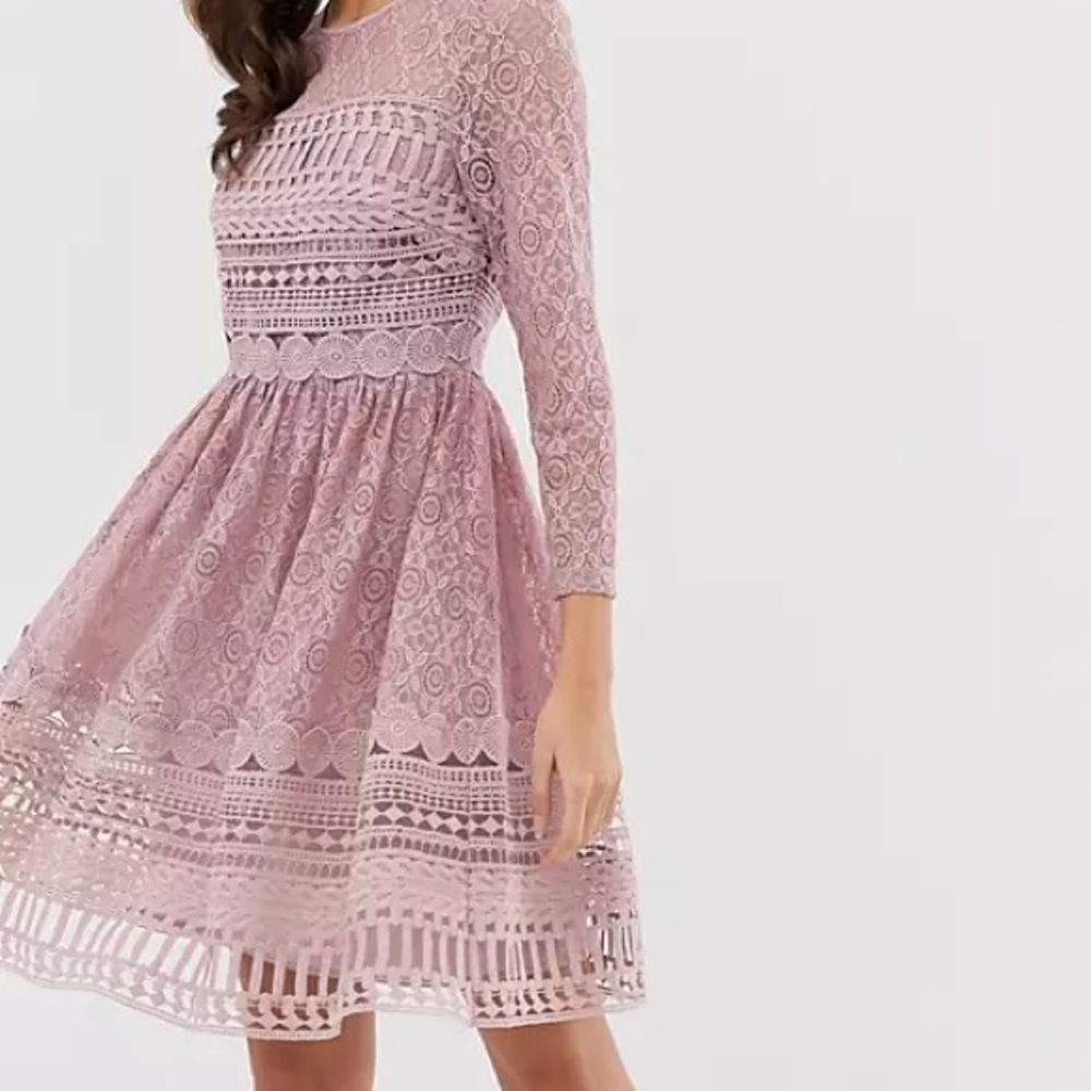 NWT ASOS Premium Lace Skater Dress